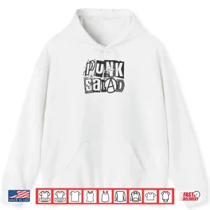 Hoodie Punk Salad Kitchen Font Logo Shirt