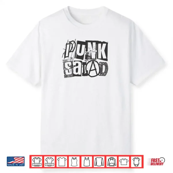 Punk Salad Kitchen Font Logo Shirt