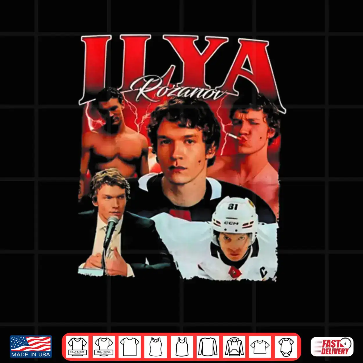 Ilya Rozanov Shane Hollander Vintage Retro 90s Shirt Ilya Rozanov Shane Hollander Vintage Retro 90s Shirt