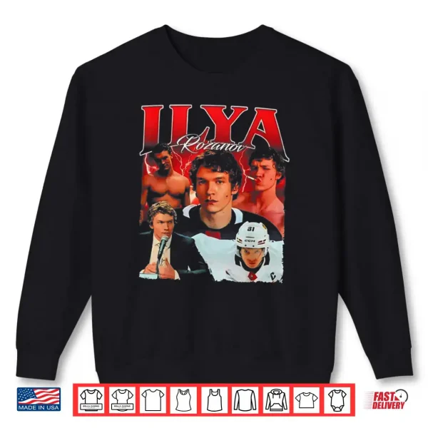 Ilya Rozanov Shane Hollander Vintage Retro 90s Shirt 1 Sweatshirt Ilya Rozanov Shane Hollander Vintage Retro 90s Shirt
