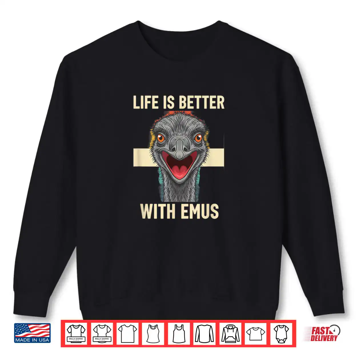 Bird Life is Better with Emus Cheeky Emu Portrait Shirt Bird Life is Better with Emus Cheeky Emu Portrait Shirt