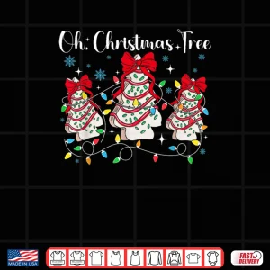 Design Oh Christmas Tree Cakes Debbie Becky Jen Cake Lovers Xmas Shirt