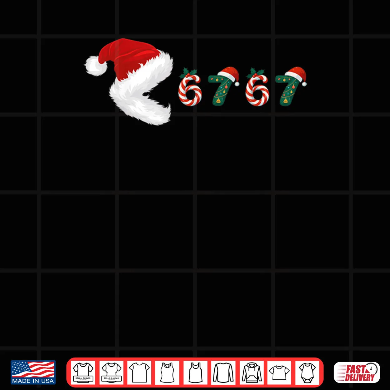 Merry Christmas Pajamas Eating 67 Meme Six Seven Shirt Merry Christmas Pajamas Eating 67 Meme Six Seven Shirt