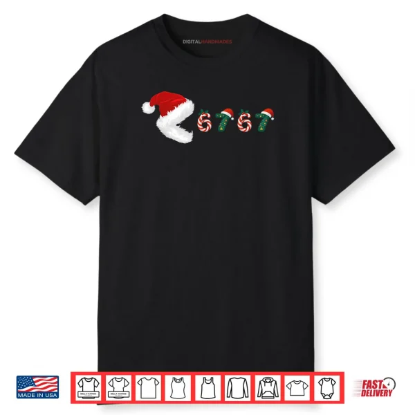 Merry Christmas Pajamas Eating 67 Meme Six Seven Shirt