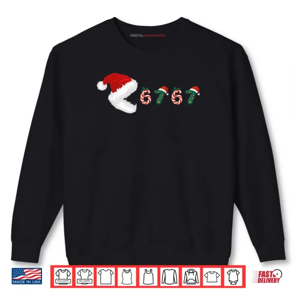 Merry Christmas Pajamas Eating 67 Meme Six Seven Shirt 1 Sweatshirt Merry Christmas Pajamas Eating 67 Meme Six Seven Shirt