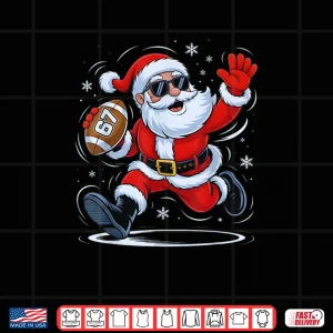 Design Football Santa 67 Christmas Xmas Holiday Shirt