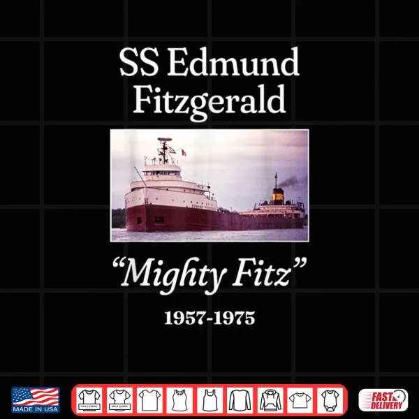 Design SS Edmund Fitzgerald Mighty Fitz Shirt