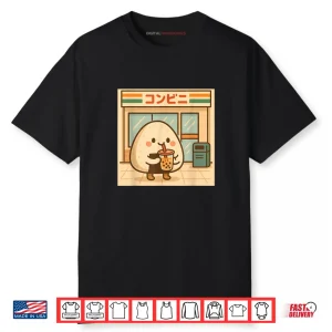 Musubi Drinking Boba Tea in Japan Shirt