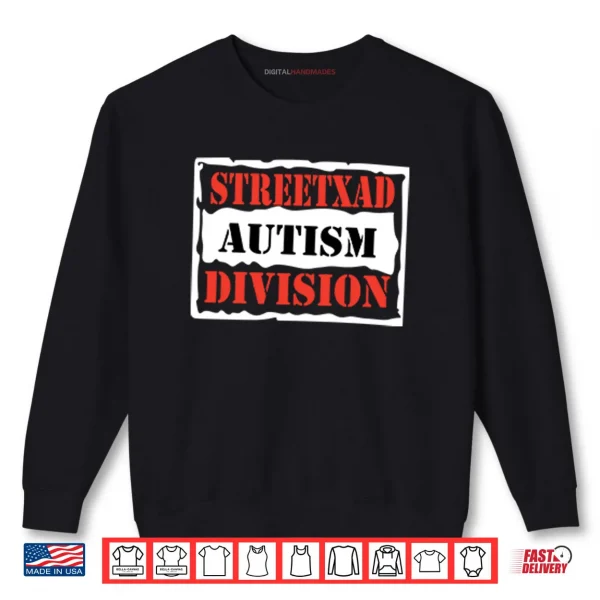 StreetXAD Autism Division Shirt 1 Sweatshirt StreetXAD Autism Division Shirt