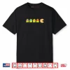 8 Bit Vintage Ghost Turtle Chasing Pizza Retro Arcade Game Shirt