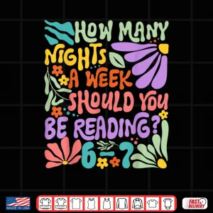 Design Reading Six Seven Meme Book Lover 67 Teacher 6 7 Shirt