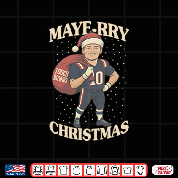 Design Drake Maye Maye rry Christmas Shirt