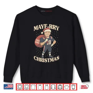 Sweatshirt Drake Maye Maye rry Christmas Shirt