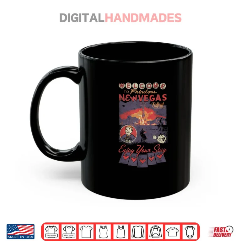 Mug Fallout Welcome to Fabulous New Vegas Vintage Video Game Shirt