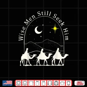Design Wise Men Christian Christmas Jesus Nativity Scene Shirt