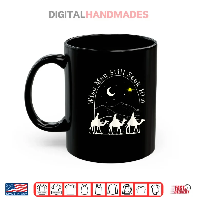 Mug Wise Men Christian Christmas Jesus Nativity Scene Shirt