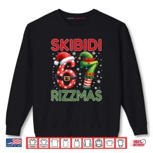Sweatshirt Skibidi Rizzmas 67 Christmas Six Seven Xmas Shirt