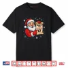 Naughty List Kids Who Say 67 Christmas Six Seven Santa Claus Shirt