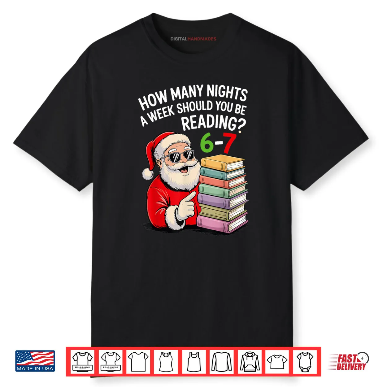 How Many Nights A Week Should You Be Reading 67 Christmas Shirt How Many Nights A Week Should You Be Reading 67 Christmas Shirt