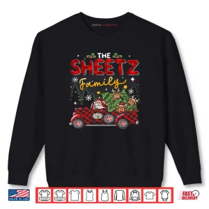 Sweatshirt The Sheetz Family Christmas Matching Pajamas Group Shirt