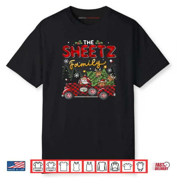 The Sheetz Family Christmas Matching Pajamas Group Shirt