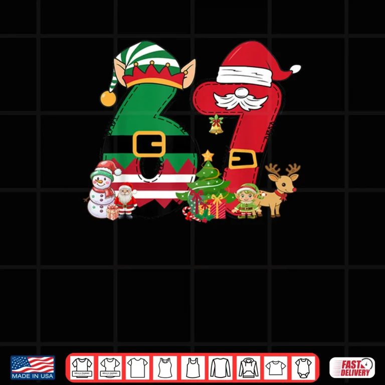 Design Meme 6 7 Christmas 67 Santa Elf Shirt