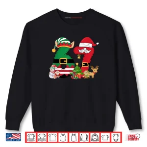 Sweatshirt Meme 6 7 Christmas 67 Santa Elf Shirt