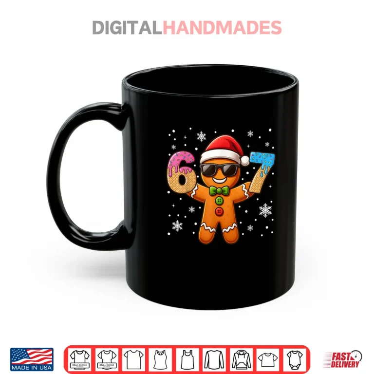 Mug Gingerbread Six Seven 67 Ice Cream Drip Christmas Shirt 2