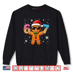 Sweatshirt Gingerbread Six Seven 67 Ice Cream Drip Christmas Shirt 2