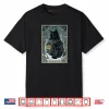 Creepmas Vintage The Yule Cat Tarot Card Dark Christmas Shirt
