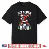 Bruh 67 Six Seven Santa Dabbing Christmas Shirt