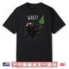 Black Cat What Christmas Tree Meme Xmas Shirt