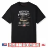Never Forget D Day June 6 1944 USA Omaha Utah Beach Helmet Shirt