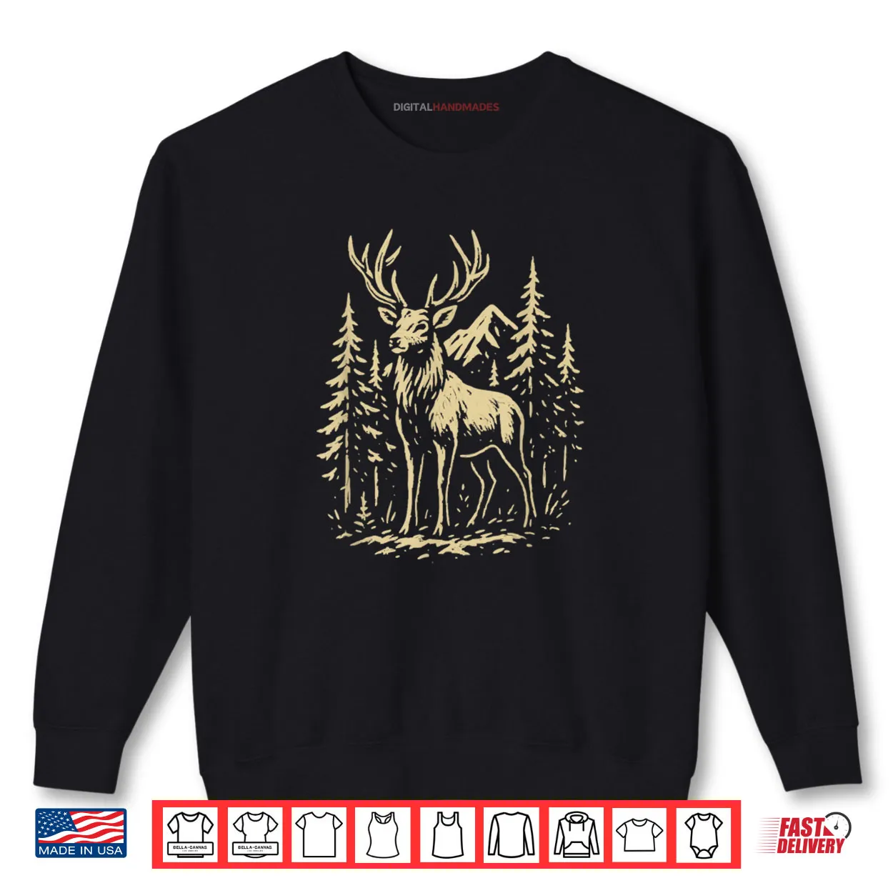 Majestic Red Deer Stag Hart Buck Rustic Wilderness Shirt Majestic Red Deer Stag Hart Buck Rustic Wilderness Shirt