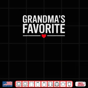 Love Grandmas Favorite Shirt 4 Design Love Grandmas Favorite Shirt