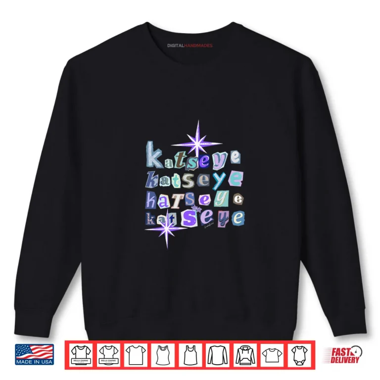 Sweatshirt Katseye Inspired Stars Fan Design Comfortable Streetwear Shirt 1