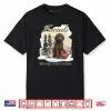 Chocolate Goldendoodle and Friend in Winter Snow Scene Shirt