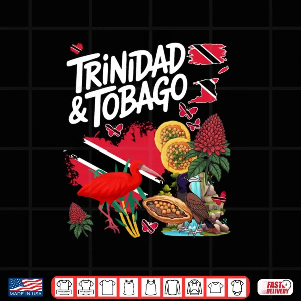 Trinidad Flag Trinidad & Tobago Culture Shirt 4 Design Trinidad Flag Trinidad Tobago Culture Shirt