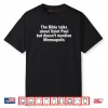The Bible Talks About Saint Paul But Doesnt Mention Saying Shirt