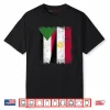 Sudan Egypt Half Flag Sudanese Egyptian Heritage Shirt