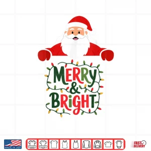 Design Christmas Merry and Bright Shirt