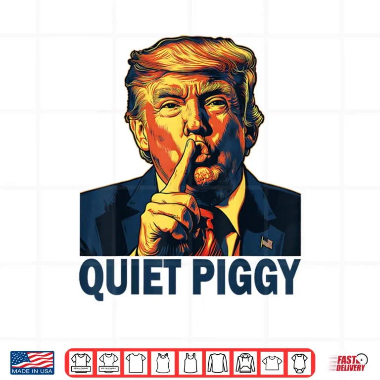 Design Funny Quiet Piggy Shirt 1