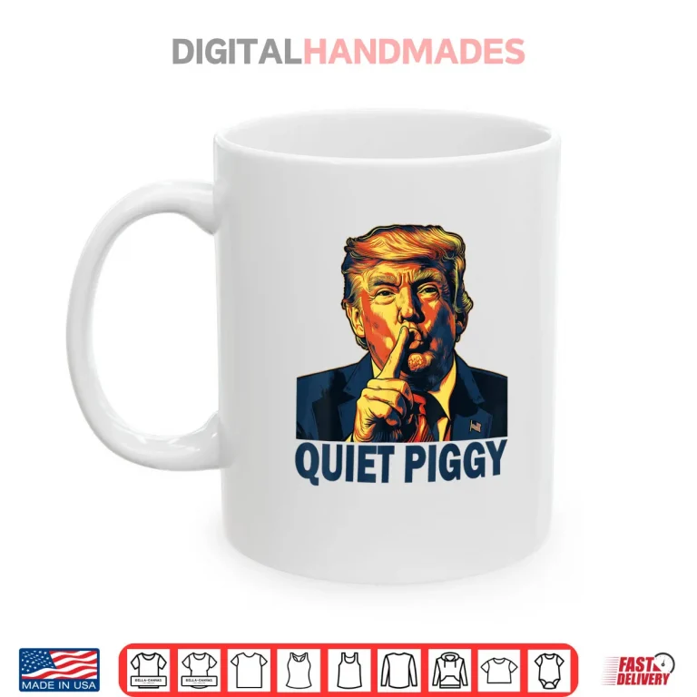 Mug Funny Quiet Piggy Shirt 1