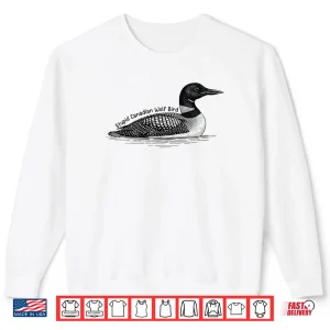 Sweatshirt Stupid Canadian Wolf Bird Shirt 1