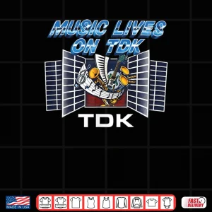 Design Music Lives On TDK Shirt 1