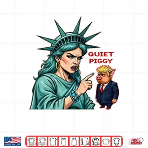 Design Quiet Piggy Liberty Shirt