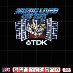 Design Music Lives On TDK Shirt