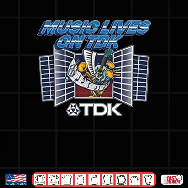 Music Lives On TDK Shirt 4 Design Music Lives On TDK Shirt