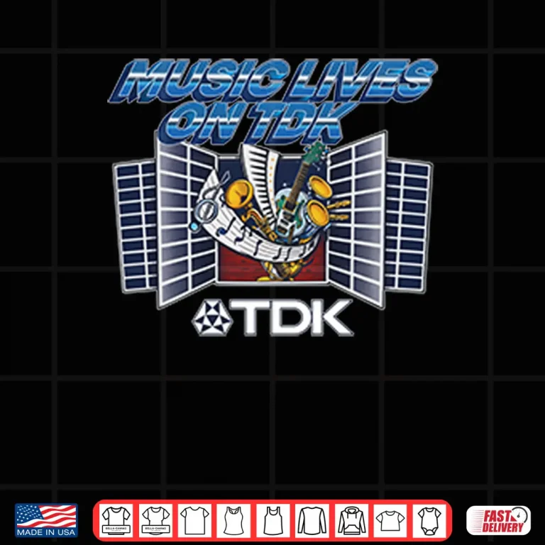 Design Music Lives On TDK Shirt