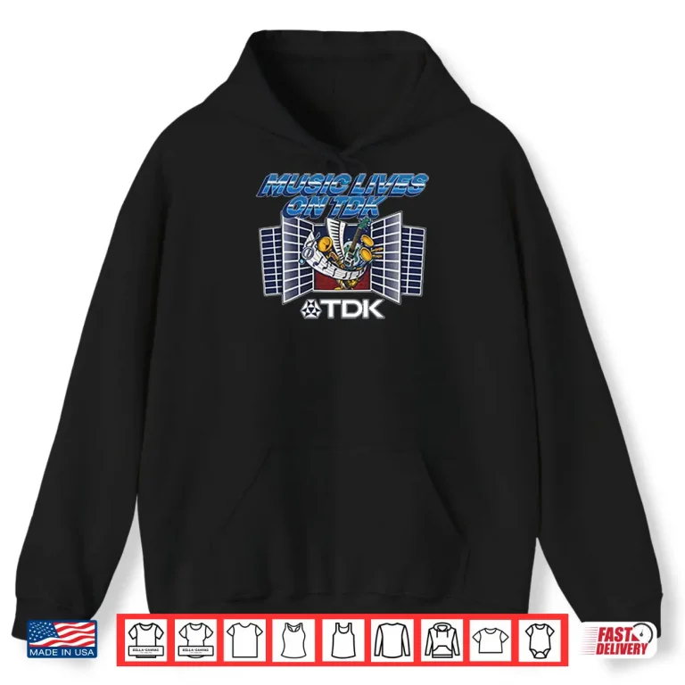 Hoodie Music Lives On TDK Shirt